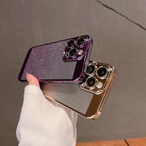 Miniatura 3 de Funda de refrigeración transpirable de disipación de calor para iPhone 14, 13, 12, 11 Pro Max, galvanizado, a prueba de golpes, delgada (para iPhone