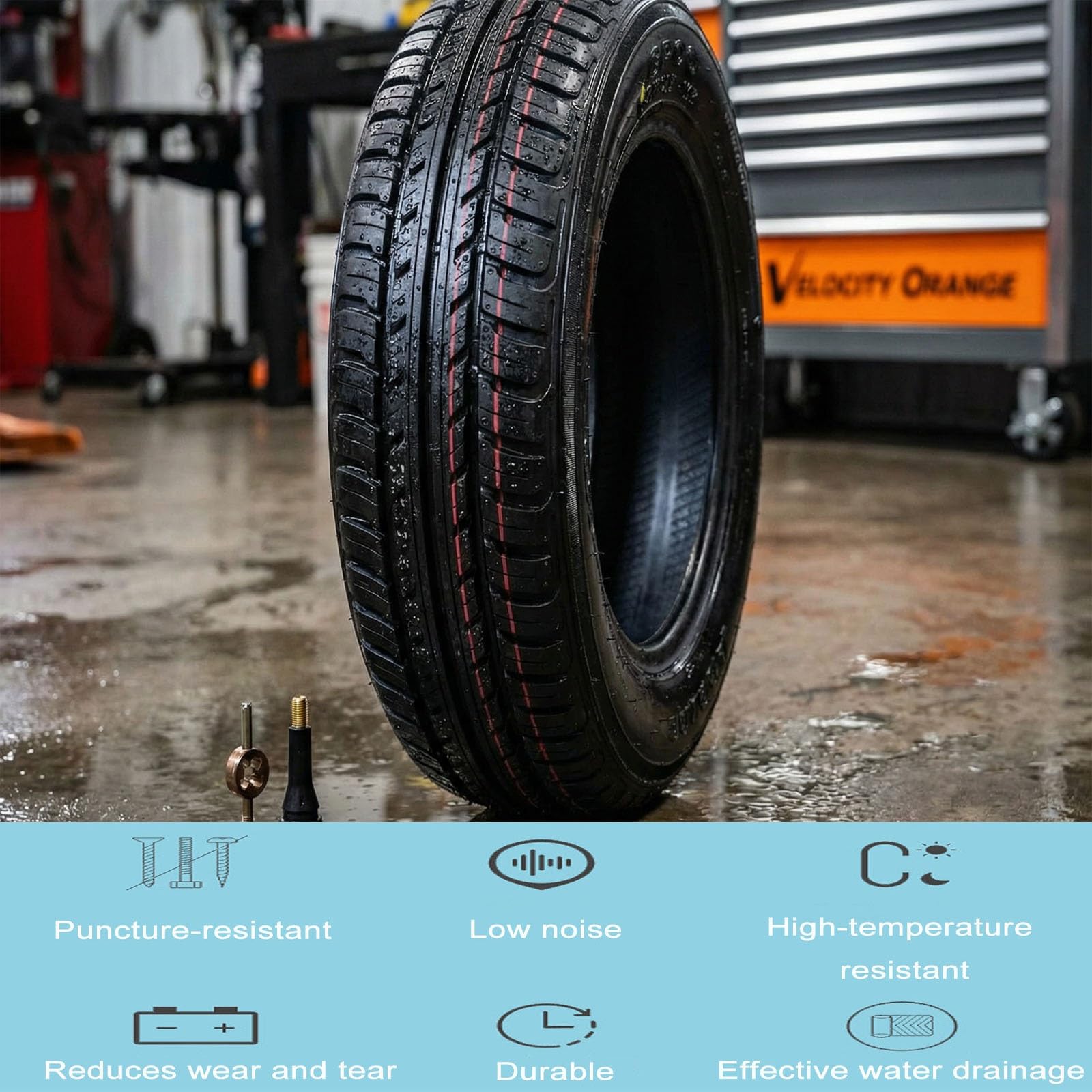 135/70R12 65Q Opona bez Wewnętrznej Rury, Wszystkie Pory Roku, Odporna na Przebicia, Dla Samochodów Kei, Cisza, Długa Trwałość, Przygotowana na Zimę