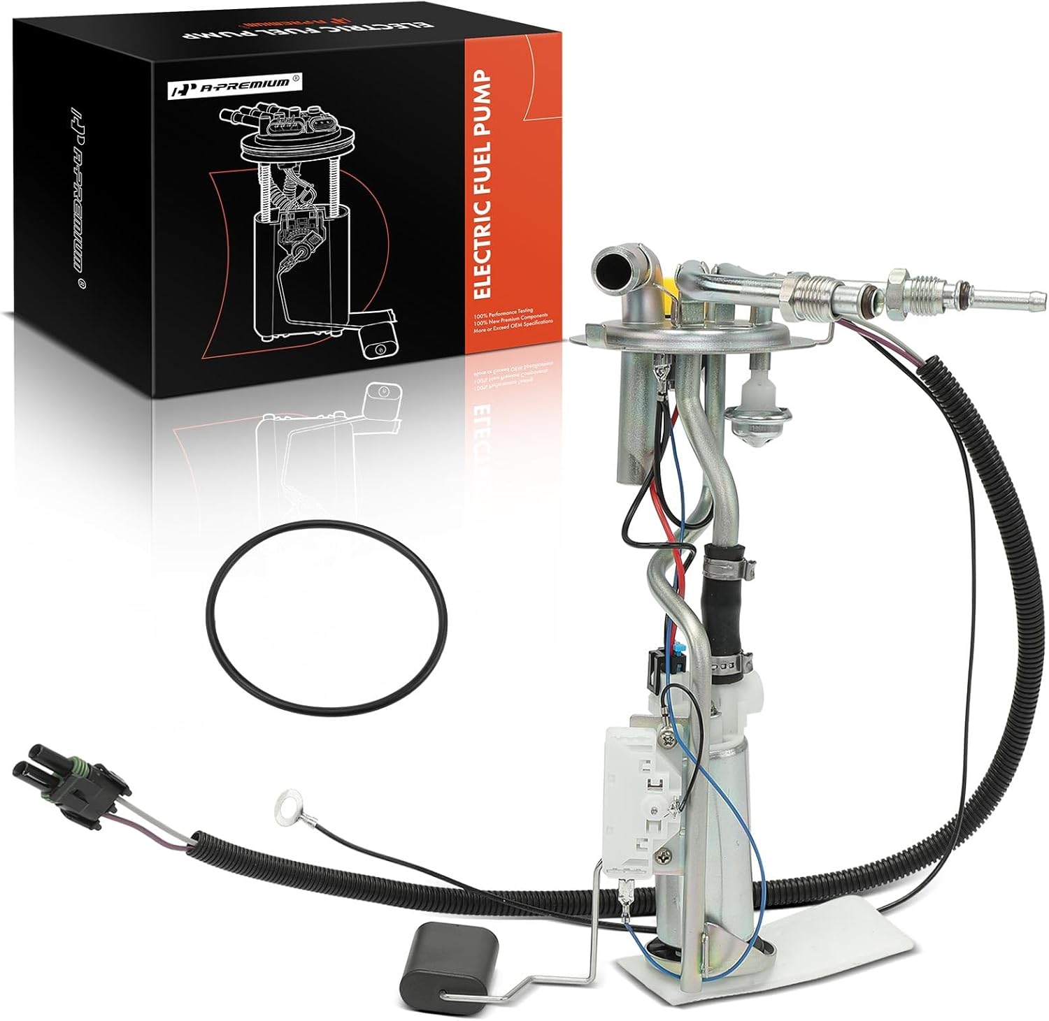 A-Premium Electric Fuel Pump Assembly with Sending Unit Compatible with Chevrolet Blazer, R10 R20 V10 V20 Suburban & GMC Jimmy, R1500 R2500 V1500 Suburban, 1987, 5.0L 5.7L 7.4L, Gas