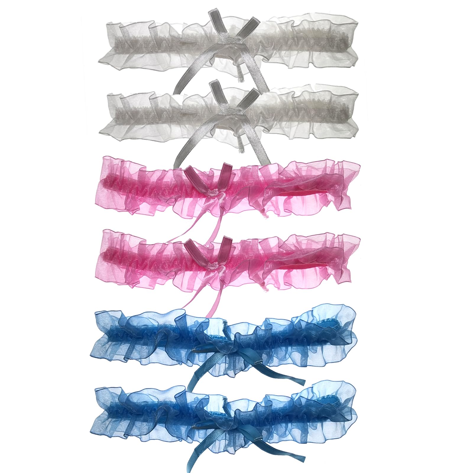 LockbanLace Wedding Garter Bridal Lace Floral Bowknot Garter Ribbon Belt Leg Ring for Women Girls Favor