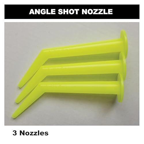 Miniatura 2 de Albion Engineering Company 935-1 (3 unidades) boquilla plástica de ángulo para cartuchos de 110 galón, amarilla, paquete de 3
