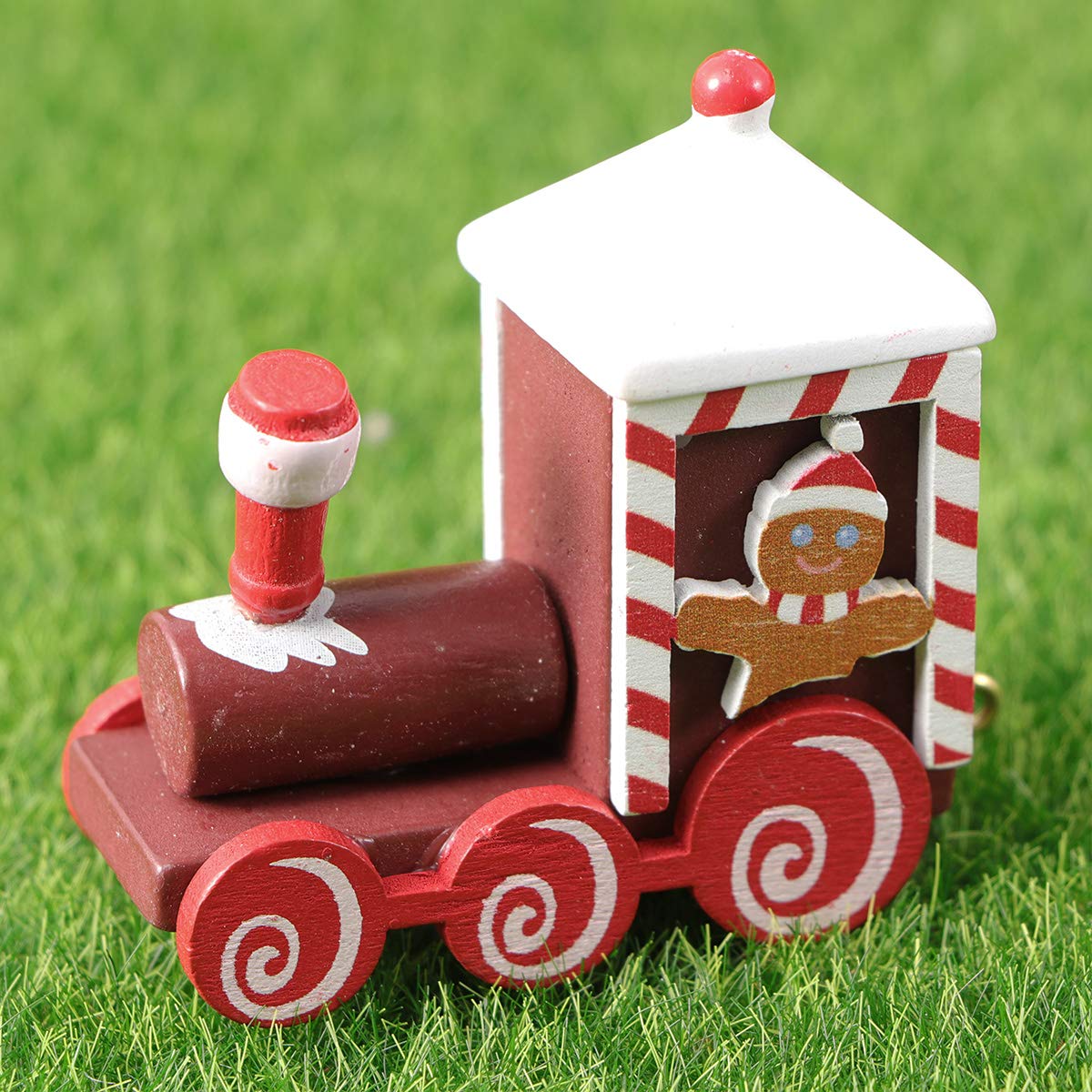 LICHENGTAI Trenino Di Natale In Legno - Decorazione Natalizia Con Elementi Tema Festa - Regalo Per Bambini
