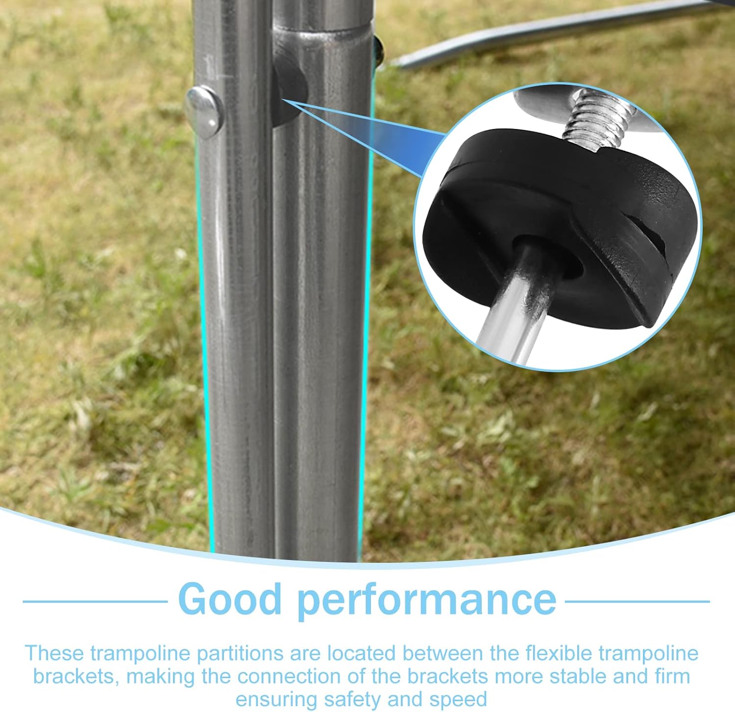 LQKYWNA Trampoline Screws, 12Pcs Trampoline Stability Tools, Galvanized Steel Trampoline