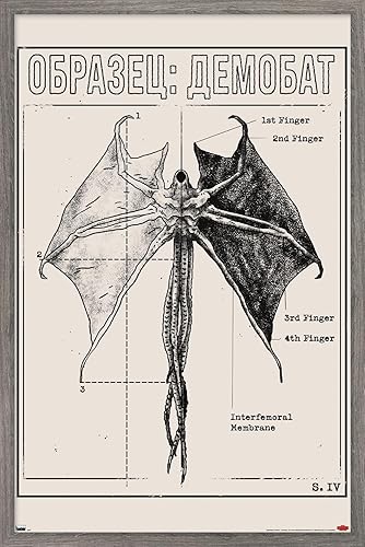 Trends International Netflix Stranger Things Season 4 - Póster de pared de cazador, 22.375 x 34 pulgadas, versión enmarcada de madera de granero Trends International Netflix Stranger Things Season 4 - Póster de pared de cazador, 22.375 x 34 pulgadas, versión enmarcada de madera de granero