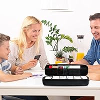 Vista 7 de ProCase Trading Card Storage Case with 5 Dividers, Carrying Case Store 1200 Cards Durable Playing Card Game Travel Box Top Loader for MTG, Cards