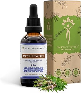 Secrets of the Tribe Motherwort Tincture Alcohol-Free Liquid Extract, Motherwort (Leonurus Cardiaca) Dried Herb (2 FL OZ)
