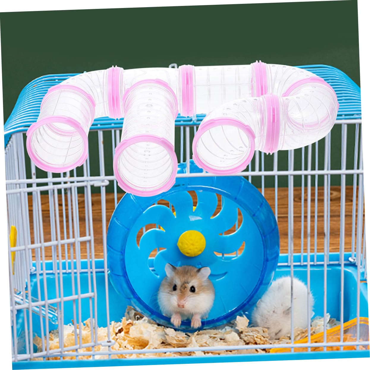 BESPORTBLE 32 Stck. Teiliges Hamster Tunnel Transparentes DIY Außentunnel für Hamsterkäfig Erweiterbar Kratzfestes Material Einfach zu Montieren und für Kleine Haustiere