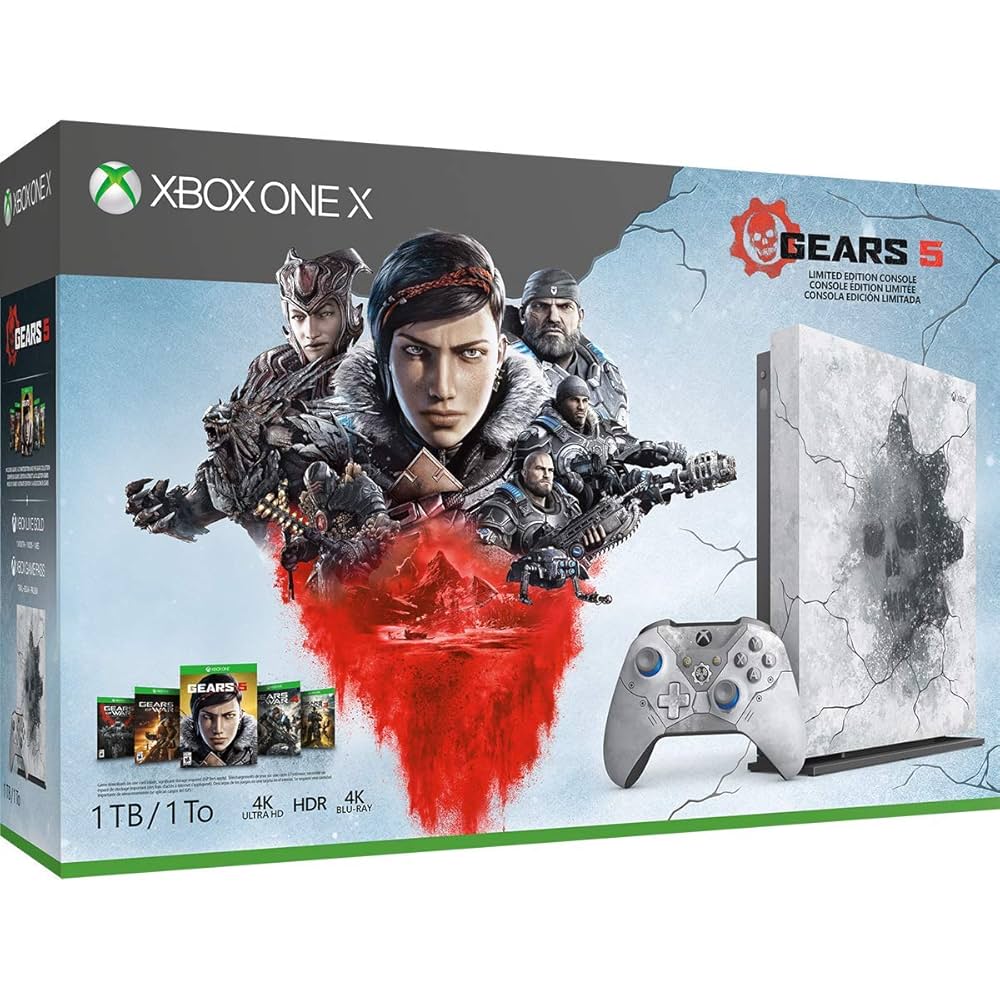 Xbox - Xbox One X 1TB Gears1〜5 同梱版 Amazon.co.jp: Xbox One X (Gears 5、Gears of War 1,2,3,4