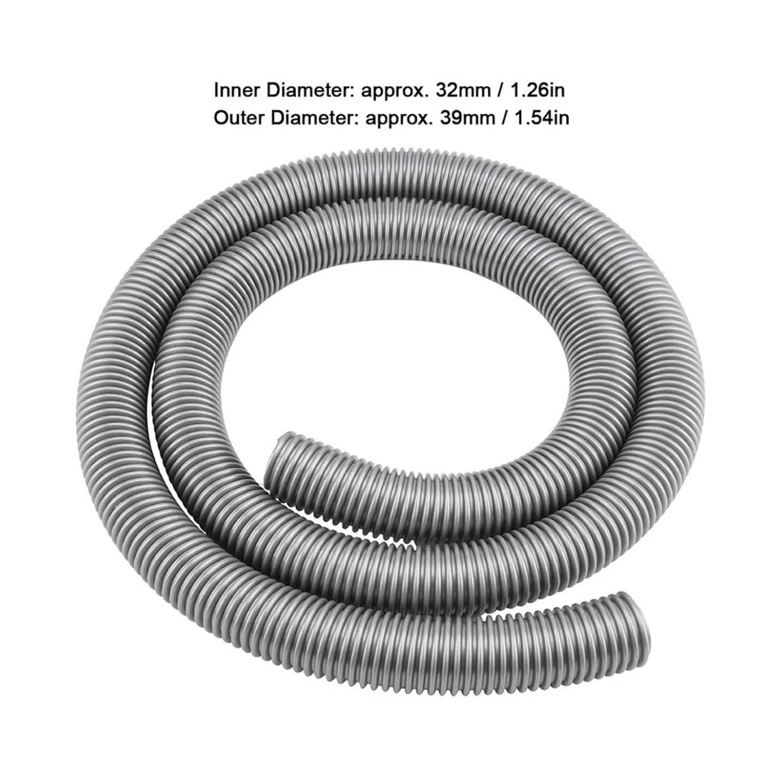 Manguera Flexible, Tubo Blando, Interior De 32 Mm, Exterior De 39 Mm, For Aspiradora Doméstica, Manguera Universal, Accesorios De Limpieza For El Hogar.