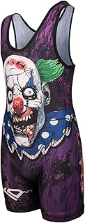 KO Sports Gear Zombie Clown Wrestling Singlet