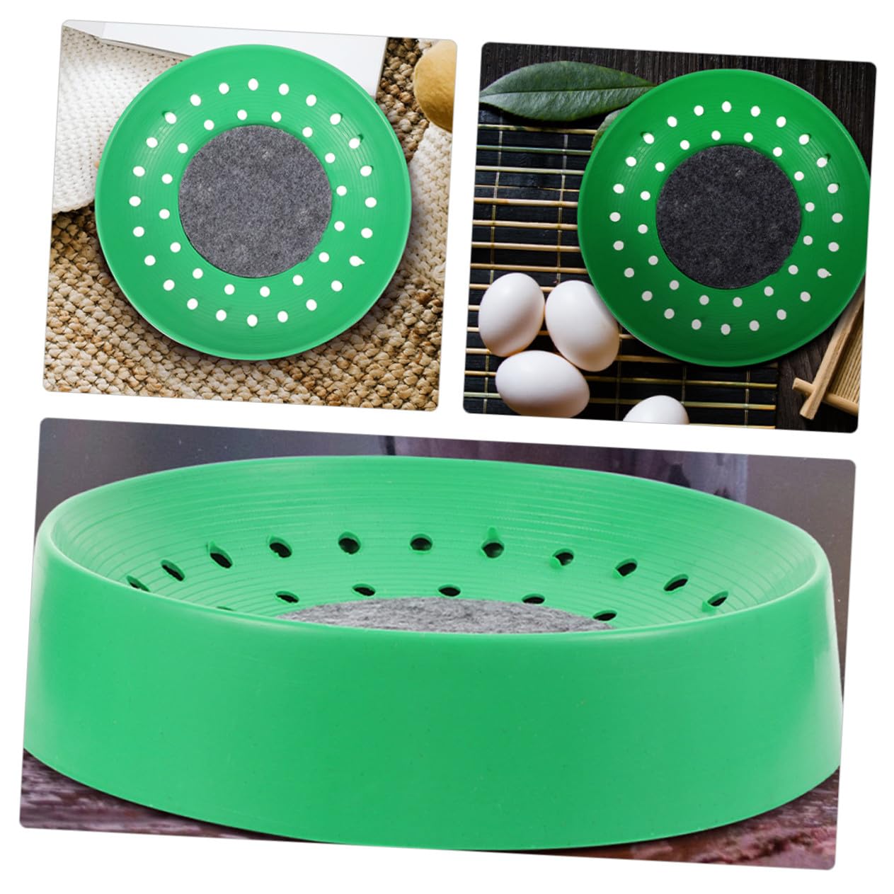 BESTonZON 10 Pezzi Nido per Piccioni in Plastica Lavabile Fondo a Rete Piccolo Accessori per Gabbia Uccelli per Allevamento in Zoo e Negozio di Animali
