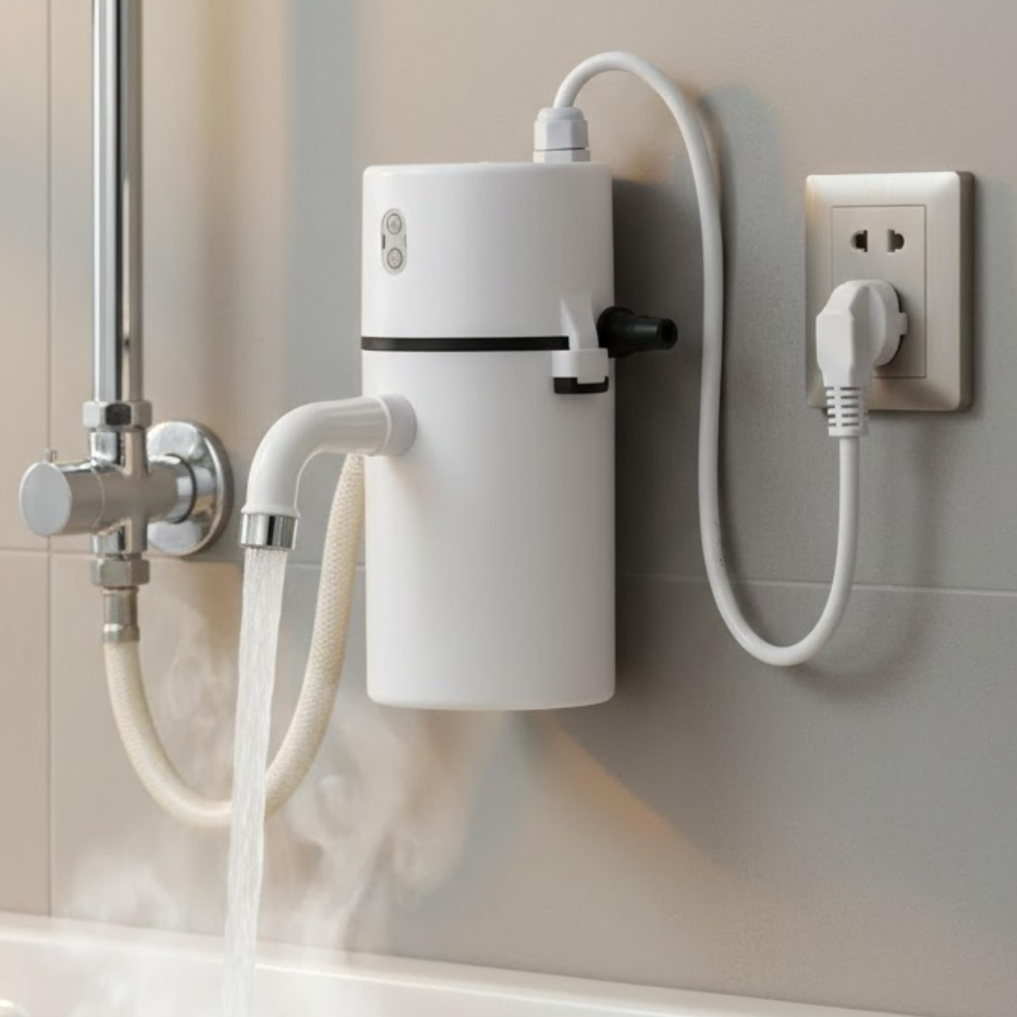 Drumstone 𝟓+𝟓 YEAR 𝐆𝐔𝐀𝐑𝐀𝐍𝐓𝐄 Portable Instant Water Geyser 1L Electric Water Heater with Auto Cut Off, Fast Heating Mini Instant Geyser for Kitchen Sink 𝐌𝐮𝐥𝐭𝐢𝐜𝐨𝐥𝐨𝐫-image-40
