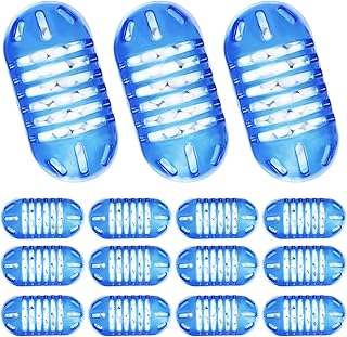 15 Pack Universal Humidifier Cleaner, Demineralization Cartridge for Humidifier Compatible with All Humidifiers and Fish Tanks Cleaning Ball, Water Softener Cleaner, Reduce Scale and White Dust, Blue
