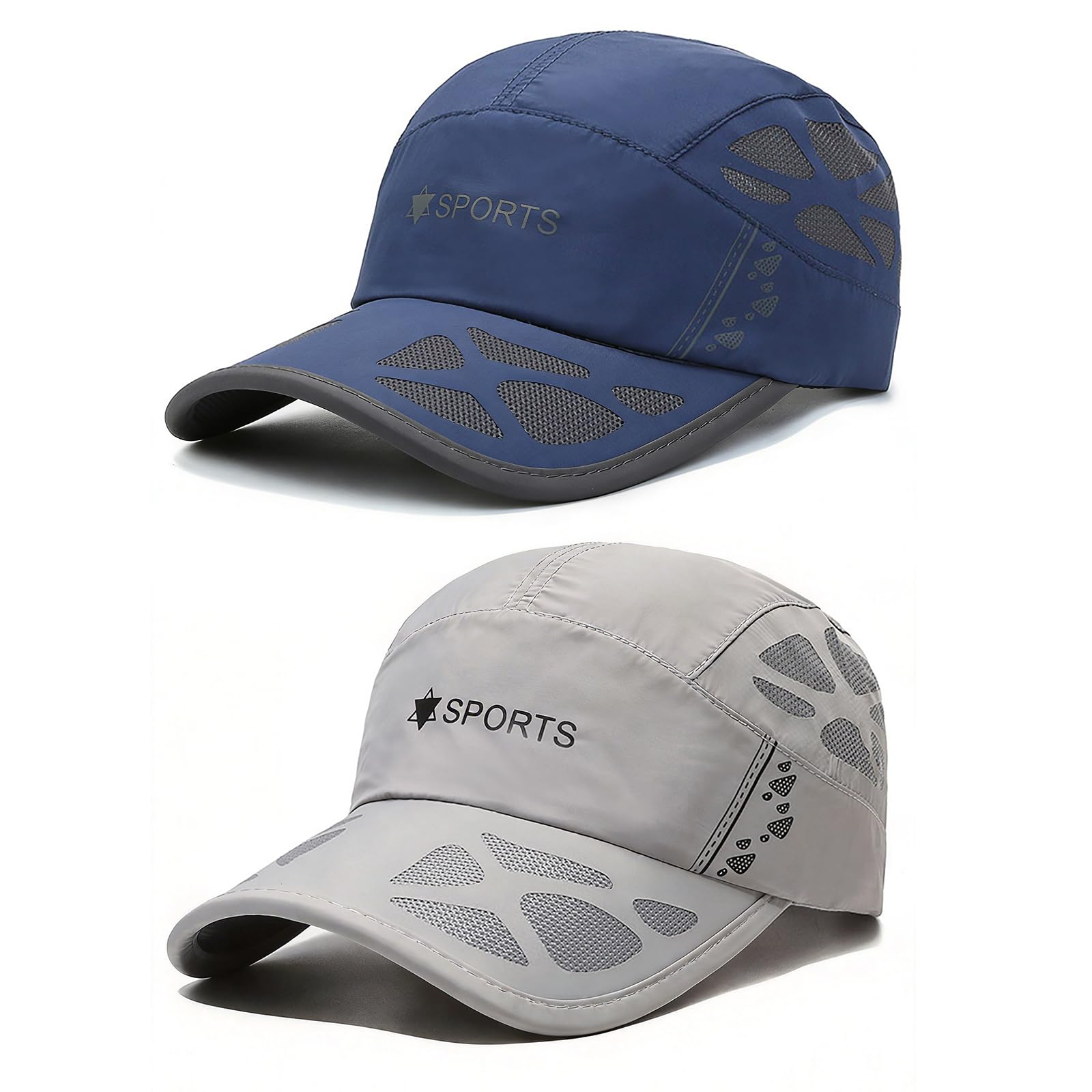 Bleu marine+Gris clair