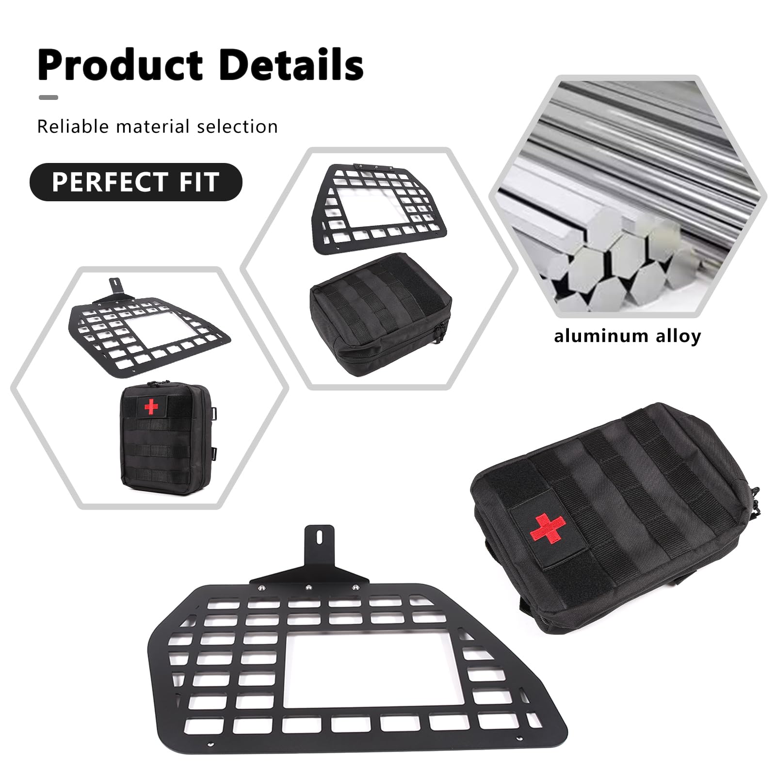 HAPPYHORSE Fit For Toyo-ta FJ Cruiser 2007-2021 Car Center