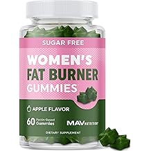 Women&rsquo;s Fat Burner Gummies for Weight Loss | Green Tea, Green Coffee Bean, Garcinia Cambogia &amp; Ketones | Fat Burners for Women Weight Loss Gummies | Green Tea Fat Burner Supplements | 60 Count