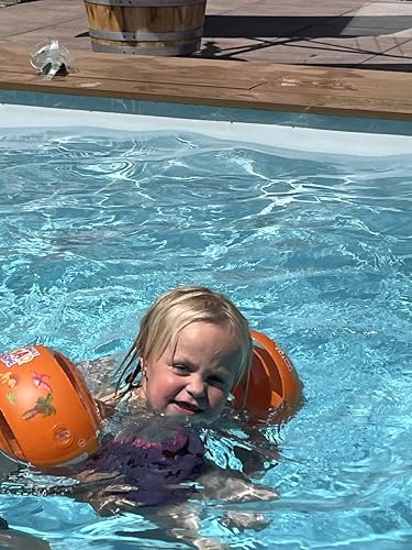 Brassard Piscine Enfant 1-6 Ans – 3 Chambres à Air – Flottabilité Optimale – Avec Pompe – 11-30 Kg