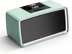 Leitor de música simples para idosos, idosos, pacientes com demência, leitor de audiolivro MP3 retrô com cartão TF de 32 GB, controle de um botão para Alzheimer, pacientes com deficiência