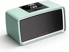 Leitor de música simples para idosos, idosos, pacientes com demência, leitor de audiolivro MP3 retrô com cartão TF de 32 GB, controle de um botão para Alzheimer, pacientes com deficiência