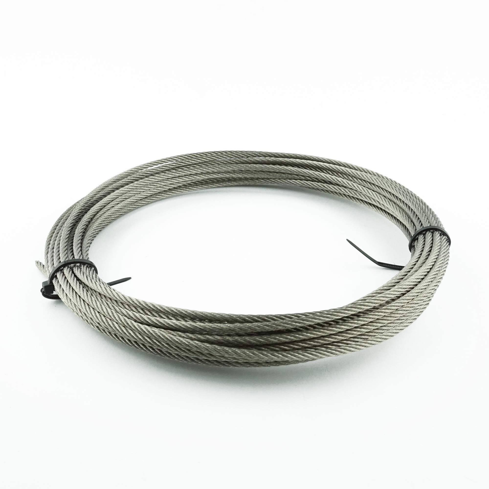 Fune metallica da 6 mm, 1 x 19, dura (10 metri) - Corda in acciaio INOX - Corda in acciaio inox A4 V4A - antiruggine