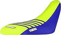 Vista 26 de Enjoy Mfg Funda de asiento - Compatible con Yamaha Raptor 700 700R 2006-2024#193 (Todo negro/costillas azules)