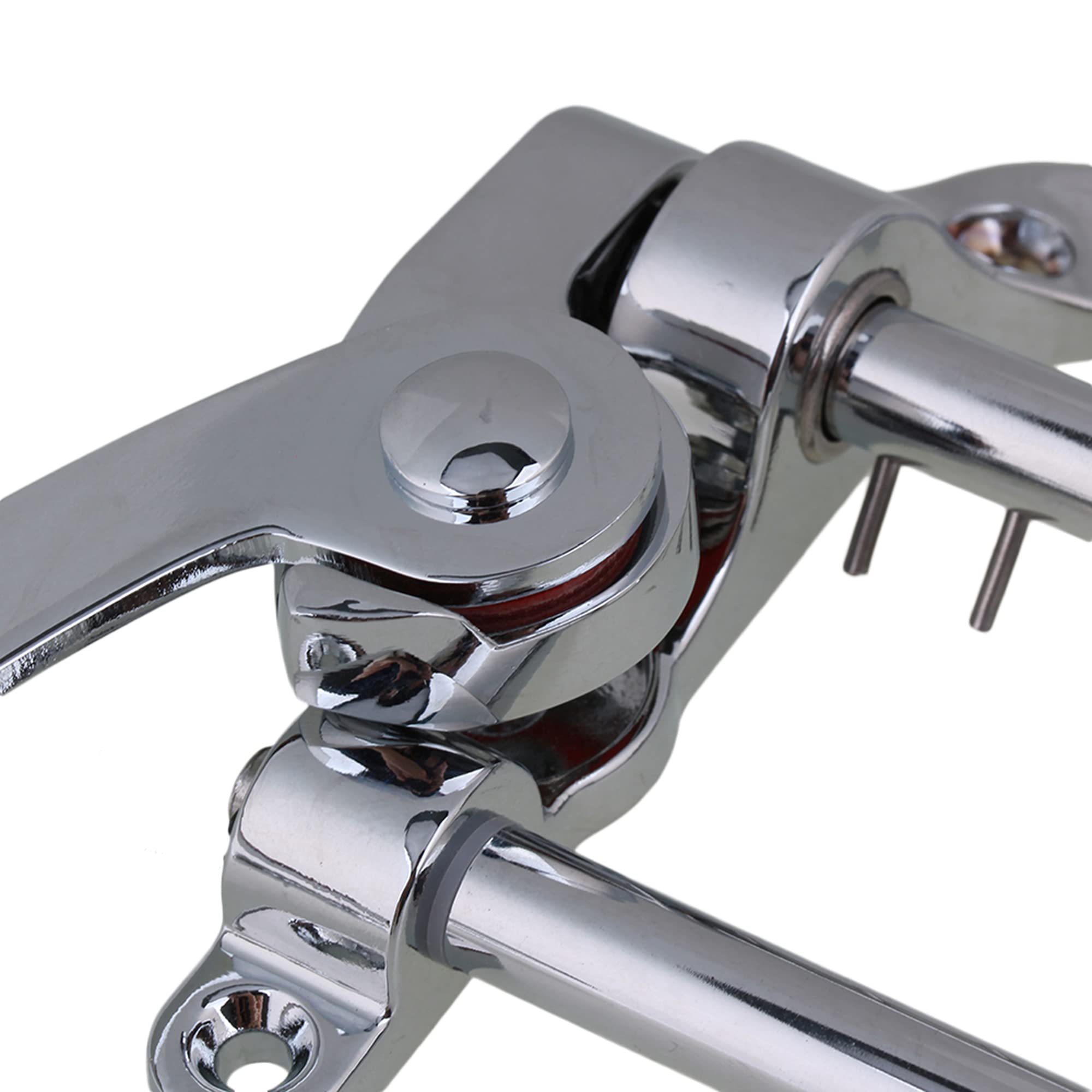Yibuy 224 x 98 mm aleación de zinc plata guitarra eléctrica trémolo unidad puente vibrato