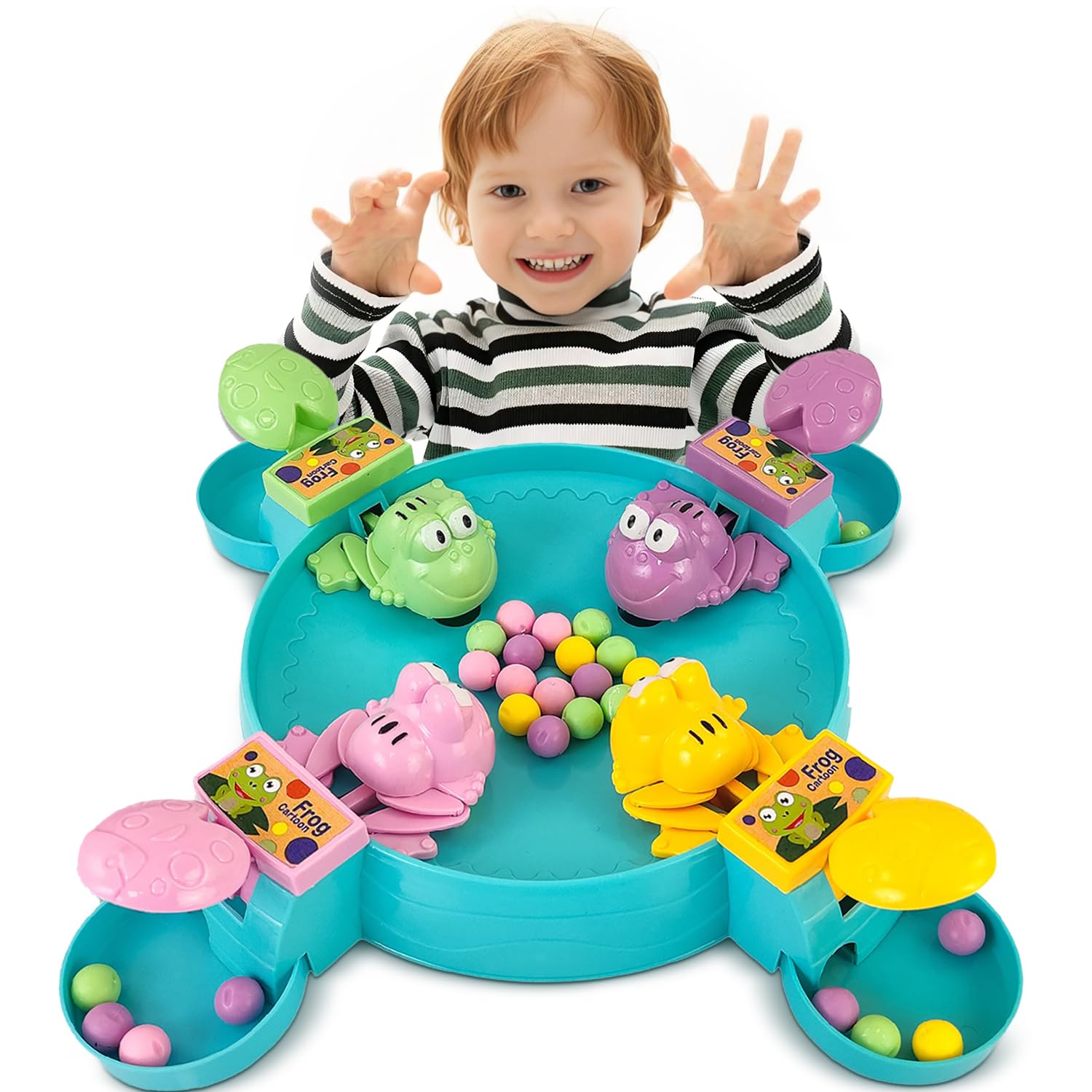 NHR Fun Hungry Frog Eating Beans Games, Table Top Desktop Finger Toy Game, Family Party Parent Child Interactive Game Toy of Quick 4 Player Classic Board (Multicolor, Best for Gift to Kids) (B0BRSWZPG4) Amazon Price History, Amazon Price Tracker