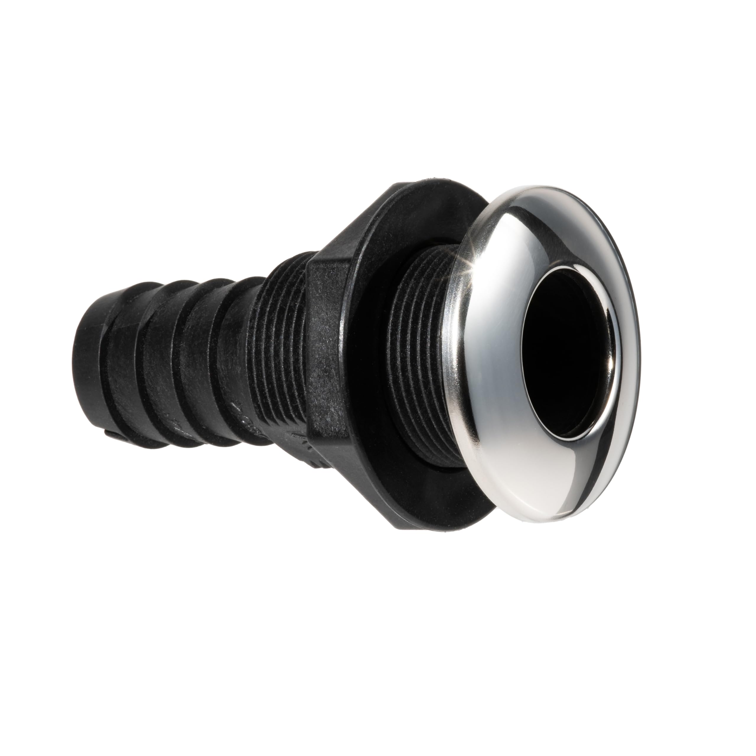 Whitecap S-3804C Straight Thru-Hull with Barb - 1-1/4