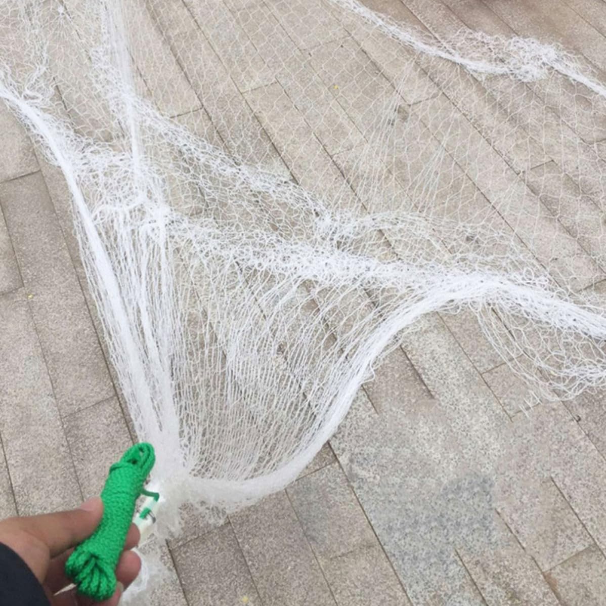 ifundom Ballon abwurfnetz Weiß Großes Mesh netz für Ballons Partydeko Hochzeit Silikonfreies Strapazierfähiges Ballon aufbewahrungsnetz für Decke und Feierlichkeiten
