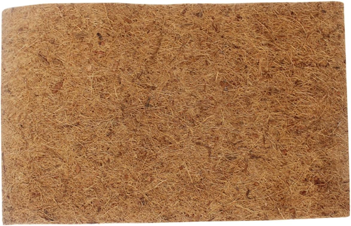 Coconut Fiber Reptile Carpet Mat Natural Lizard Tank Substrate for Bearded Dragons Tortoises Geckos Waste Collection Air Permeability