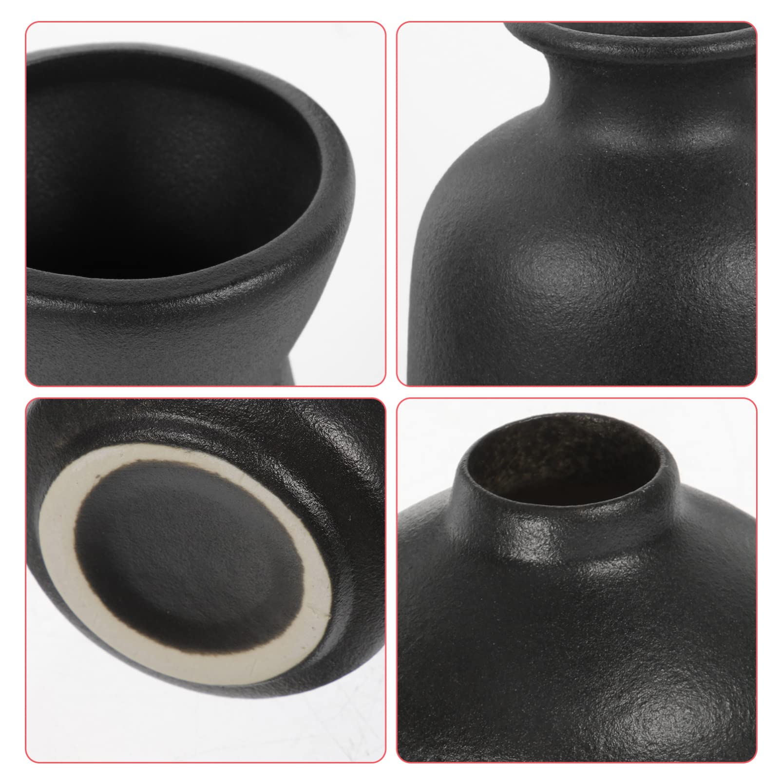 Yardwe Vaso in Ceramica Per Fiori Vaso Per Fiori in Ceramica Piccolo Per Centrotavola Moderno Per Arredamento Casa