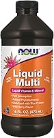 Vista 1 de NOW Foods Suplementos, Líquido Multi, Absorción Rápida, Vitamina y Mineral Líquidos, Sabor a Baya Silvestre, 16 Onzas