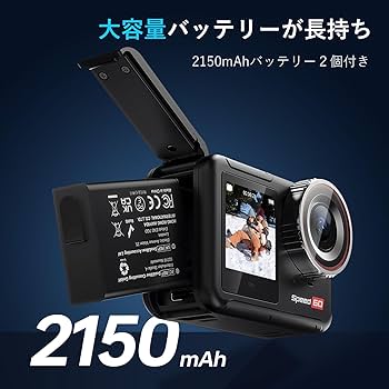 Amazon | Hiicam Speed60 4kアクションカメラ ウェアラブルカメラ