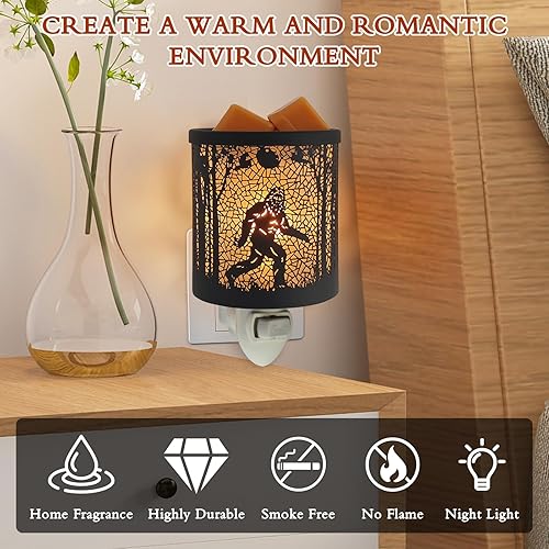 Miniatura 6 de Calentador de cera enchufable, calentador de cera derretida, quemador de cera, calentador de velas, calentador de velas para decoración de oficina