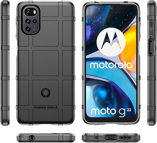 Miniatura 2 de Funda delgada para Motorola G22, funda para Moto E32, funda para Moto E32S, resistente funda protectora con protección de grado militar a prueba de