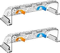 HOPYANE Magnetic Adjustable Vent Deflectors 9”-15.5” for Floor, Ceiling & Wall Vents - 2 Pack, Boosts Airflow Comfort