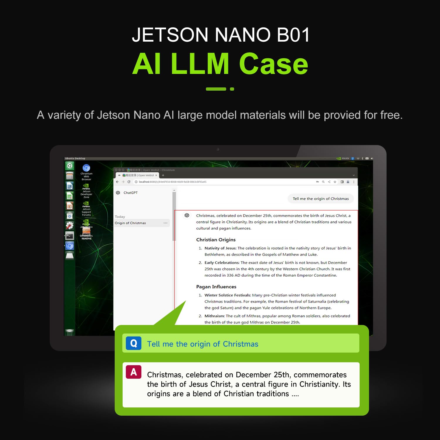Yahboom Jetson Nano 4GB SUB Jetson Case, Keyboard, 10.1in Display Suitable for AI Electronic Projects, Mechanical Engineers (Nano SUB, Ultimate Kit)
