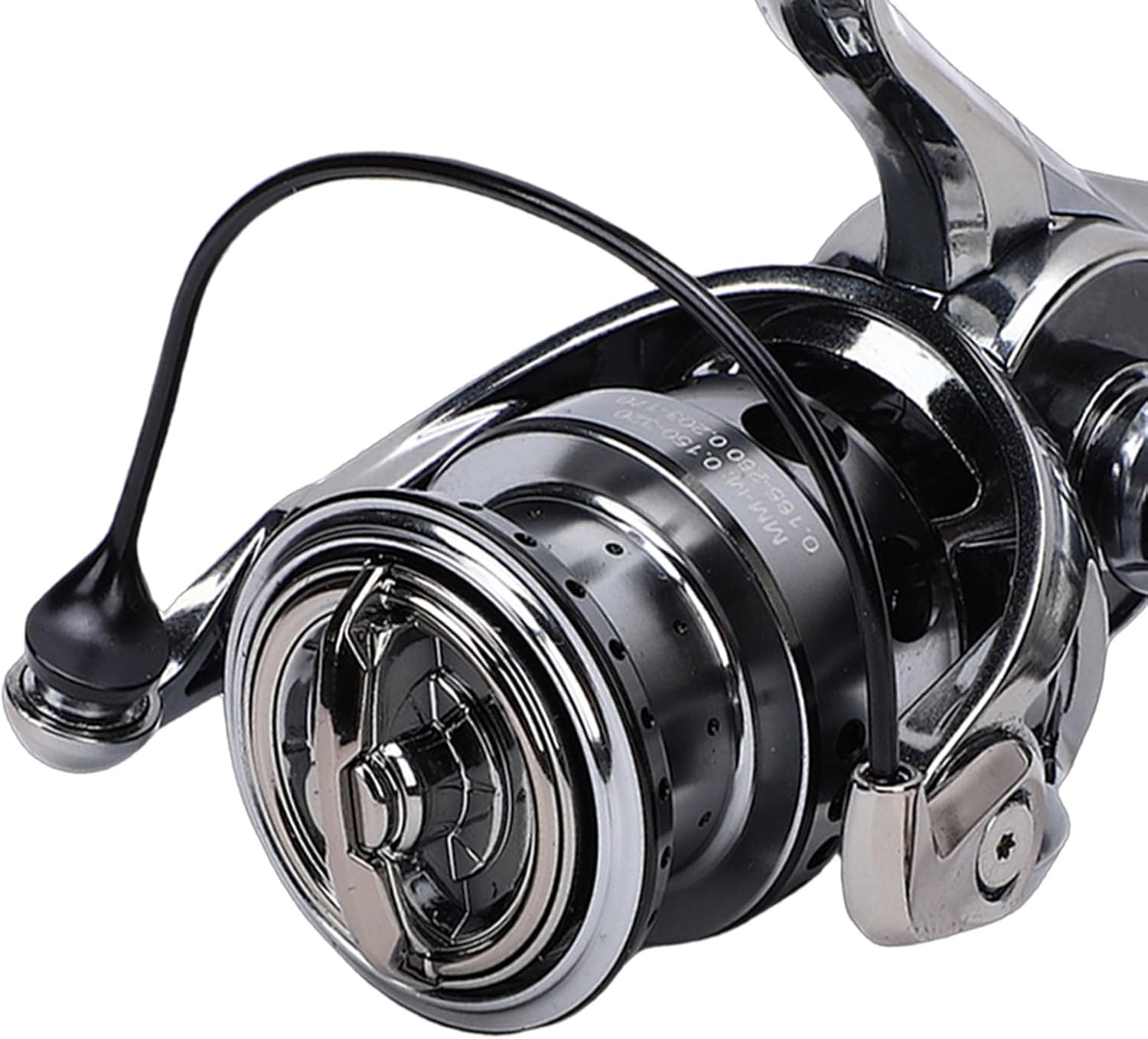 Spinning Fishing Reel, 4KG Drag 5.2:1 Gear Ratio Spinning Reel for Saltwater Freshwater Ice Fishing Sea, Fish Accessories, Father Men Gift, Light Weight
