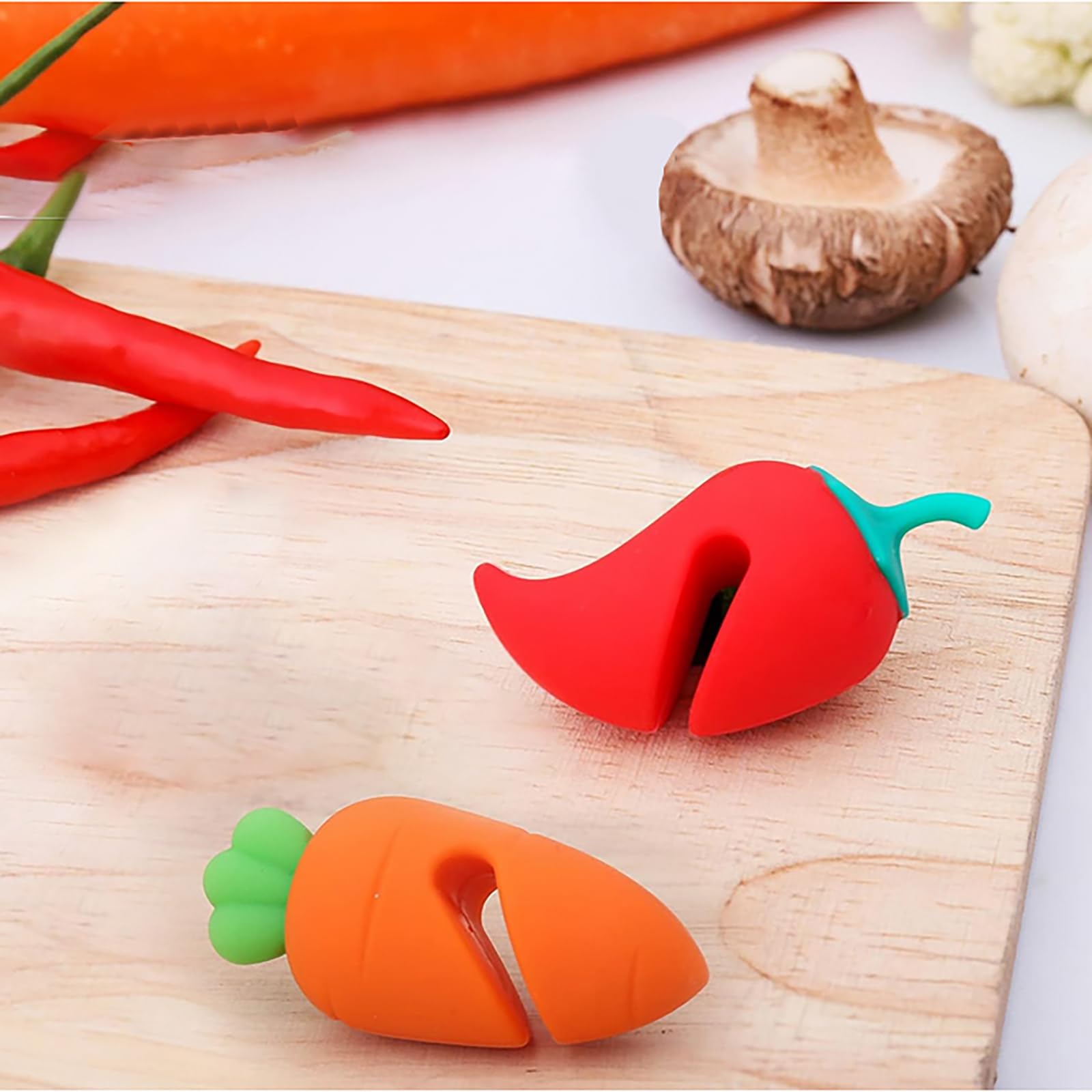 Alzacoperchio portavaso in silicone supporto per coperchio resistente al calore,supporto per coperchio resistente al calore a forma di carota riutilizzabile,adatto per la cucina di casa 4 pezzi
