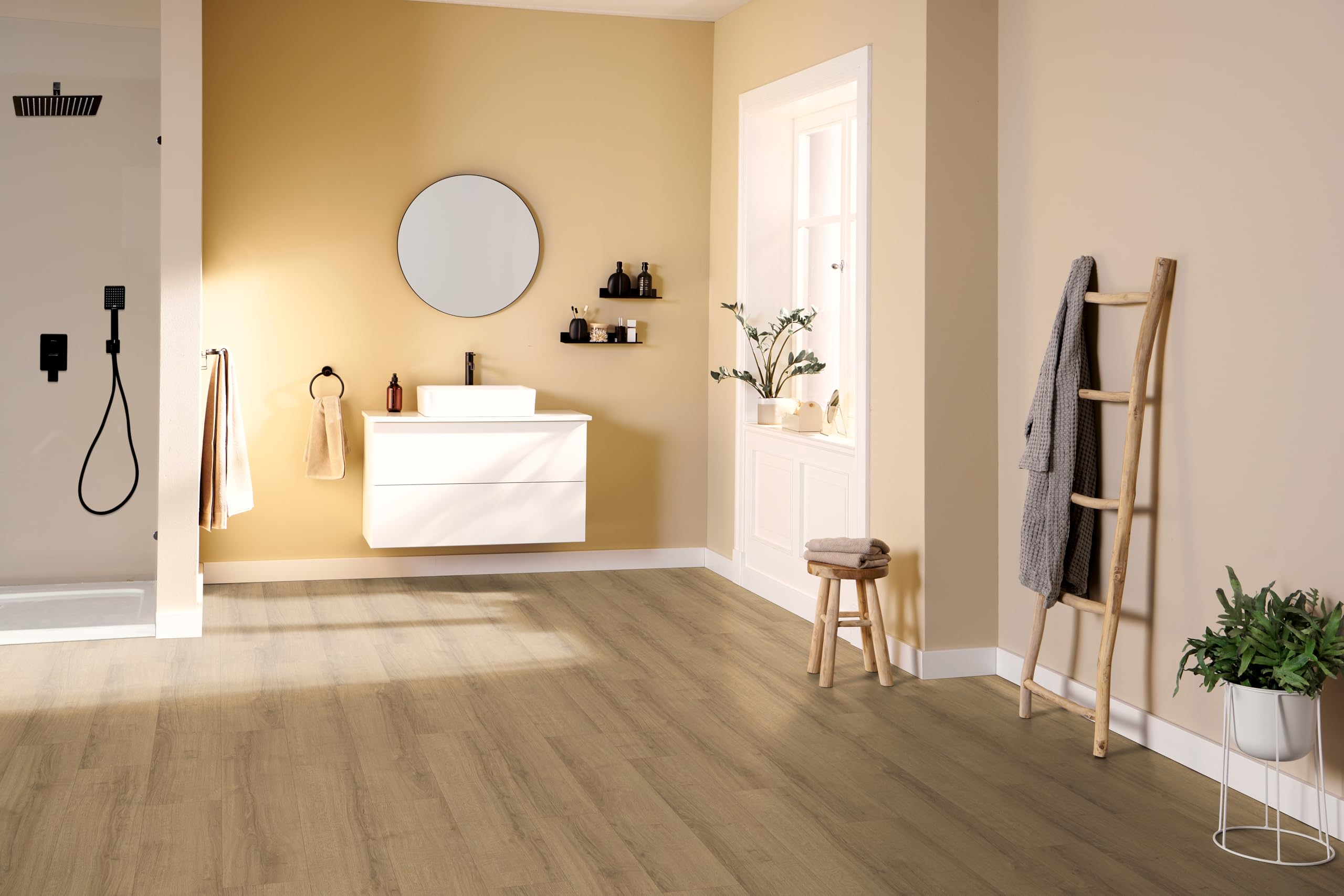 EGGER NatureSense Laminat EL1007 Parkett Eiche dunkel 1292x193x8mm (1,995m²)