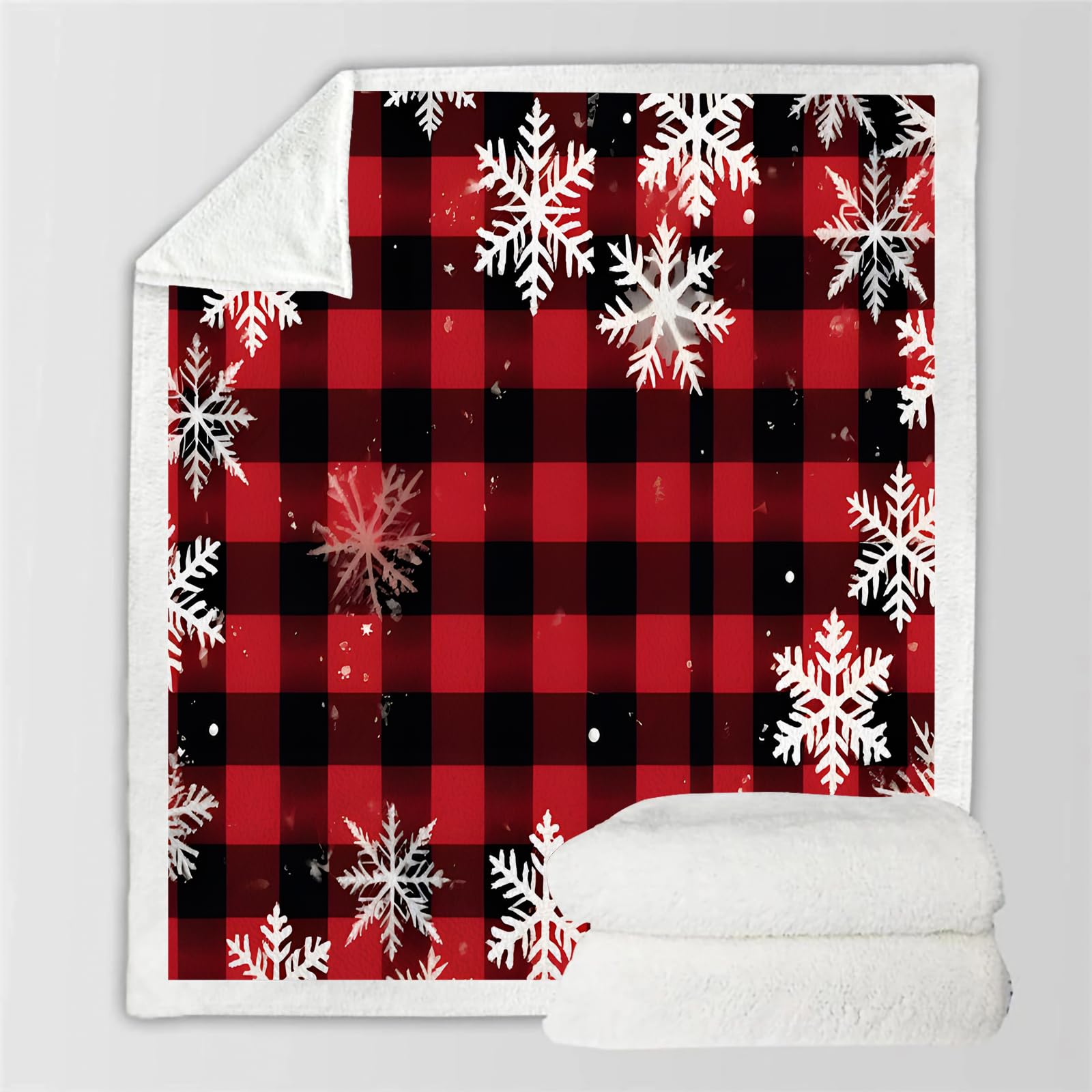 Couverture Noel Canapé,Plaid Noel Couverture Polaire Noel,pour L'hiver Canapé,lit,Bureau Et Voyages En Plein Air 300x300KM - Maison