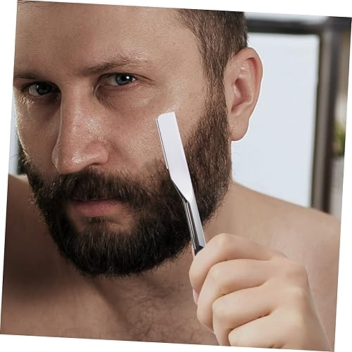 Miniatura 2 de FOMIYES 2 piezas de afeitar de barbero para barba, afeitadora recta para barba, rastrillos para hombre afeitadoras calvas para hombres, afeitadoras