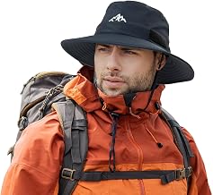 Comhats Waterproof Rain Hats for Men and Women All Seasons for Walking, Golf, Safari, Fishing, Hiking, Adjustable, Packable, Windproof, 54-63cm
