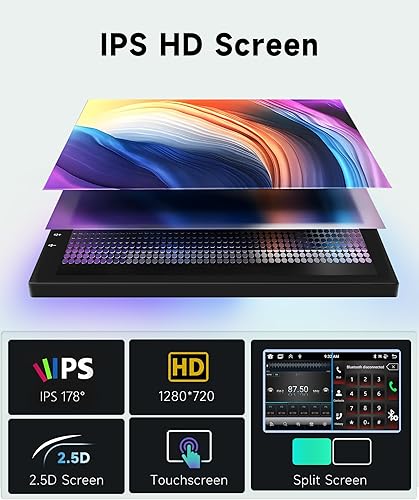 Miniatura 6 de podofo Radio de coche 8 Core 2G+64G para Suzuki Swift 2011 2012 2013 2014 2015, estéreo inalámbrico Apple Carplay Android Auto, pantalla táctil IPS