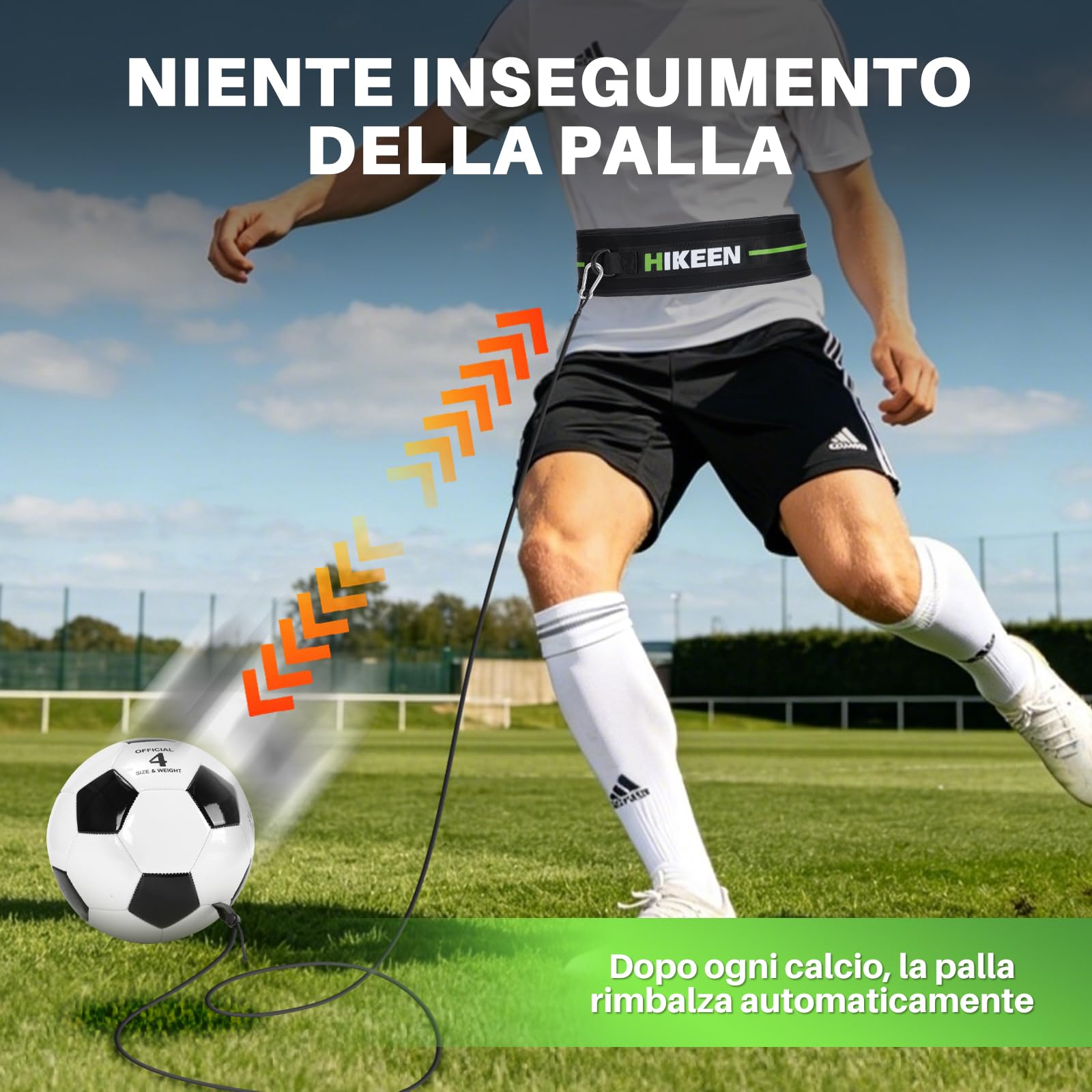 Hikeen Set Tappetino per Allenamento Calcistico