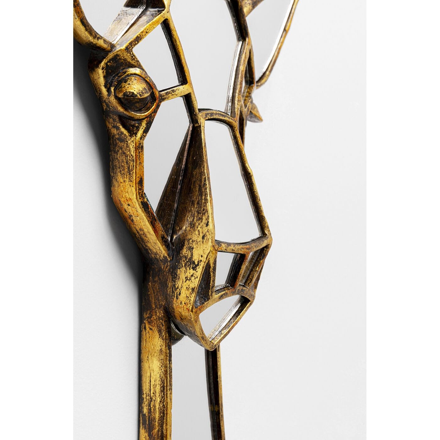 KARE Design decorazione da parete Hummingbird Mirror, vetro/specchiato, colobrì, decorazione casa, stile tropicale, uccello, 51x60cm (A/L)
