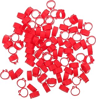 balacoo 300pcs Mm Bands, Birds Opening on Homing Guinea Pet Portable Ankle Hatch Ring Chick Identification Chicks Hen Blank Supplies Quail Clip Band Parrot Tags Ducks Racing for Parrots