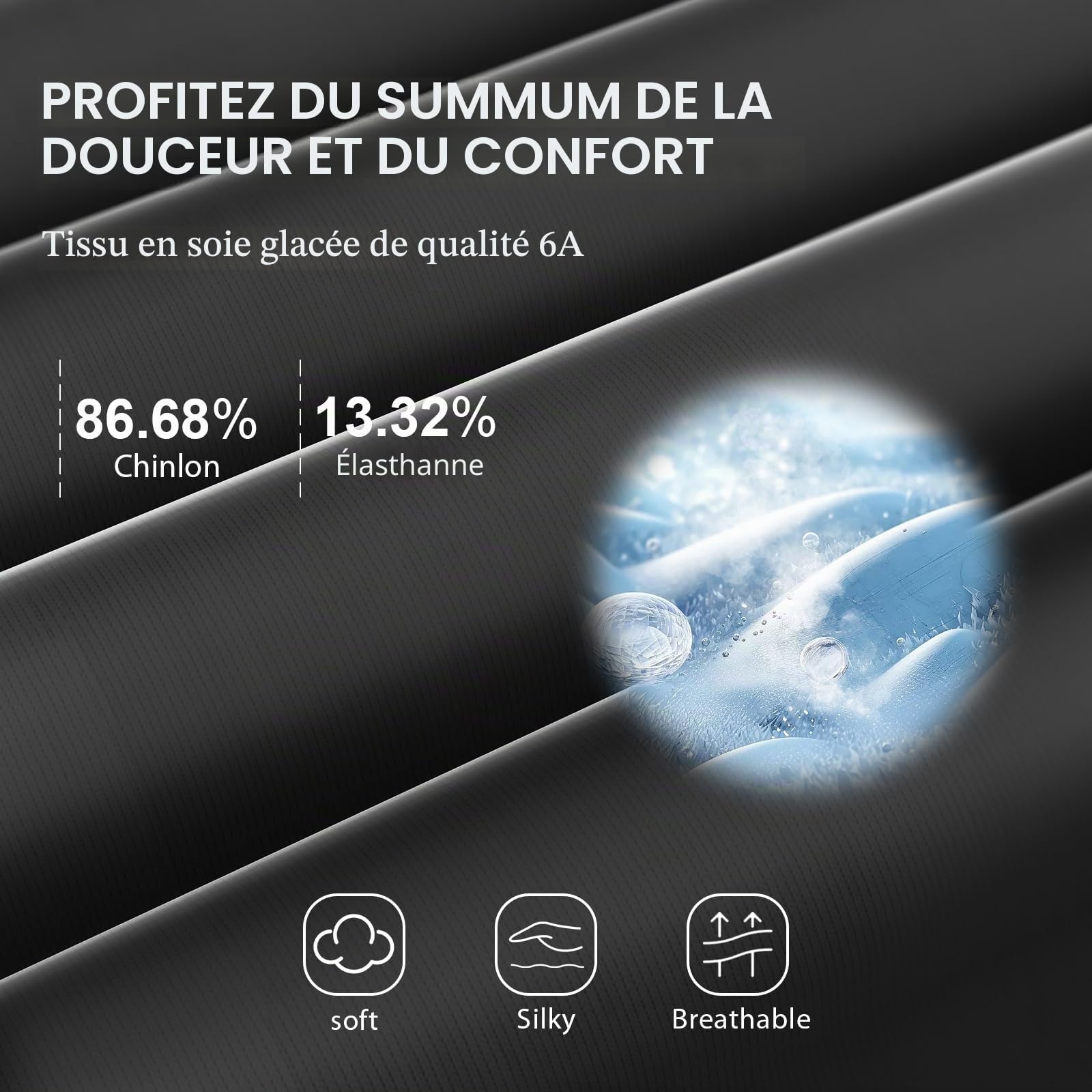 LC-dolida Masque de sommeil Bluetooth, casque de sommeil élargi amélioré avec casque sans fil intégré pour homme et femme, casque de sommeil réglable pour les personnes dormant sur le côté, cadeau de