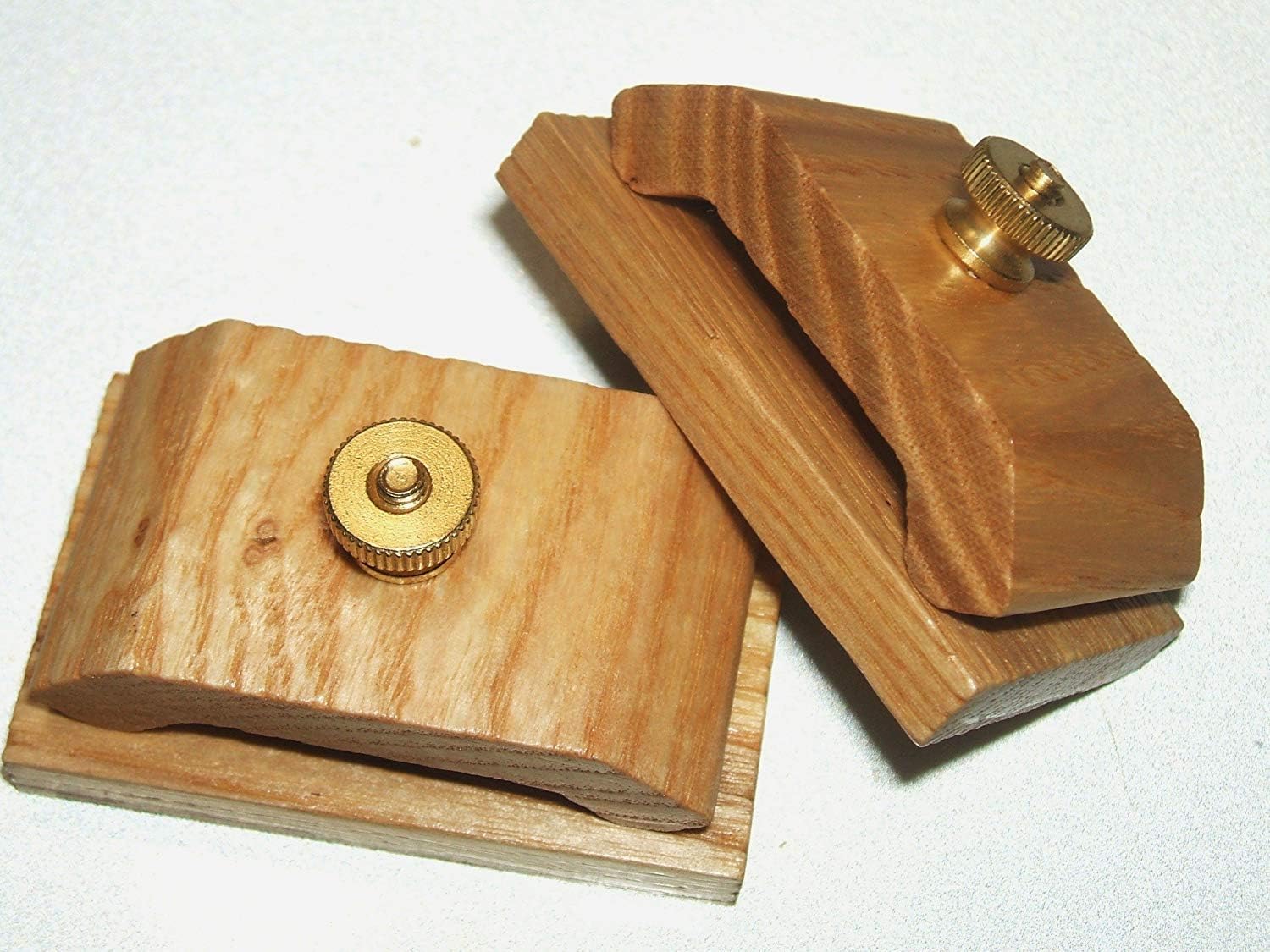 1 Pair Mini Ash Wood Hang-Ups Quilt Clamps Clips - Small