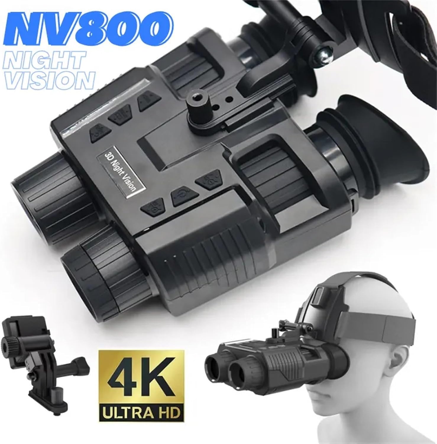 NV8000 3D ナイトビジョン双眼鏡 IR ゴーグル望遠鏡プロフェッショナル